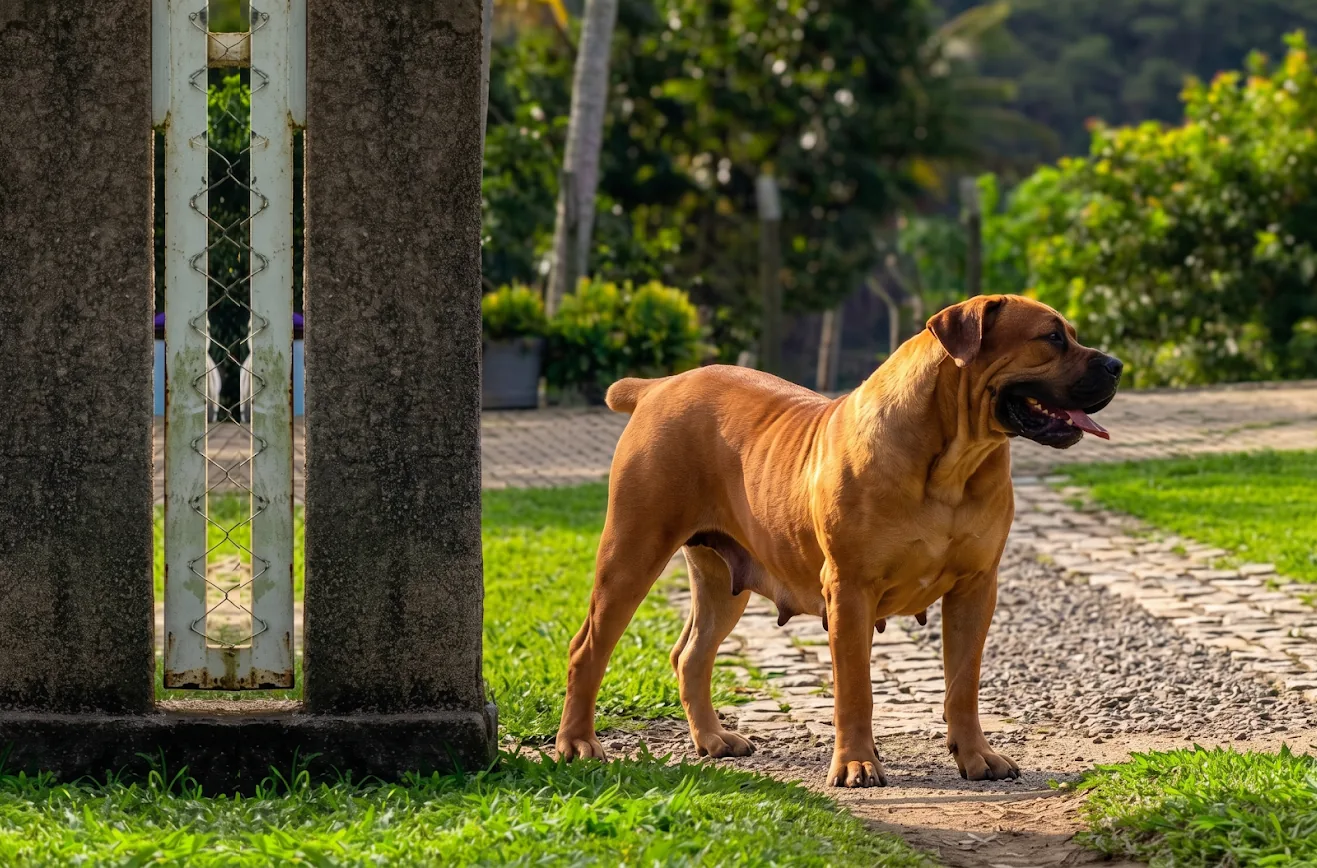 Boerboel sul-africano adulto — guardião da raça original