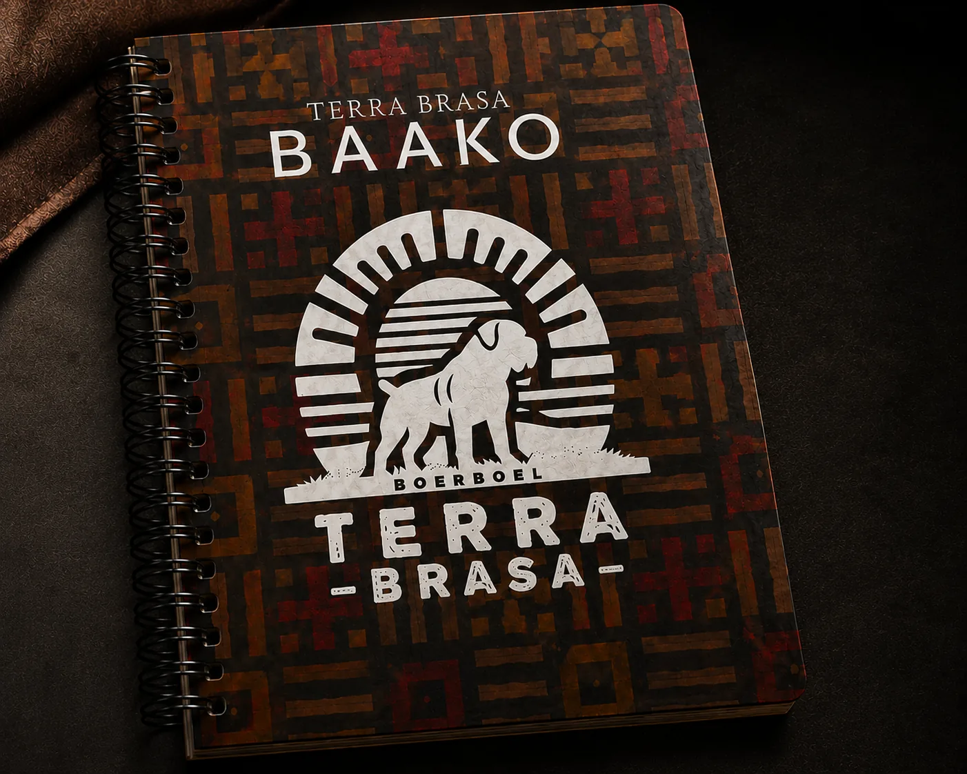 Capa do Terra Brasa Journal — kit de boas-vindas do canil